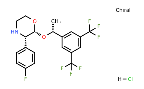 171482-05-6 | (2R,3S)-2-((R)-1-(3,5-Bis(trifluoromethyl)phenyl)ethoxy)-3-(4-fluorophenyl)morpholine hydrochloride