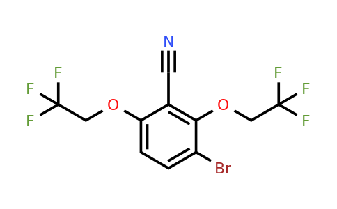 175204-13-4 | 3-Bromo-2,6-bis(2,2,2-trifluoroethoxy)benzonitrile