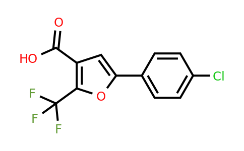 5-(4-Chlorophenyl)-2-(trifluoromethyl)furan-3-carboxylic acid