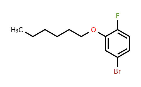 1772047-98-9 | 4-Bromo-1-fluoro-2-(hexyloxy)benzene