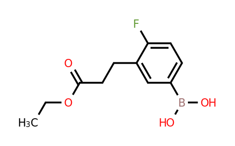 1772624-29-9 | (3-(3-Ethoxy-3-oxopropyl)-4-fluorophenyl)boronic acid