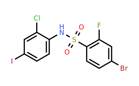 1772774-60-3 | 4-Bromo-n-(2-chloro-4-iodophenyl)-2-fluorobenzenesulfonamide