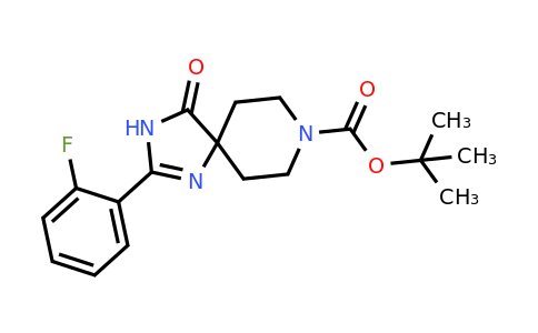 1774896-08-0 | tert-Butyl 2-(2-fluorophenyl)-4-oxo-1,3,8-triazaspiro[4.5]dec-1-ene-8-carboxylate