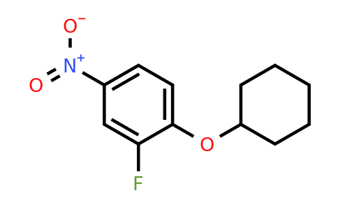 177705-75-8 | 1-(Cyclohexyloxy)-2-fluoro-4-nitrobenzene
