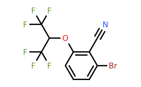 1779123-44-2 | 2-Bromo-6-((1,1,1,3,3,3-hexafluoropropan-2-yl)oxy)benzonitrile