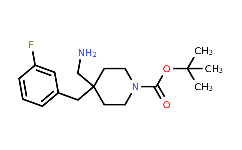 1779134-35-8 | tert-Butyl 4-(aminomethyl)-4-(3-fluorobenzyl)piperidine-1-carboxylate
