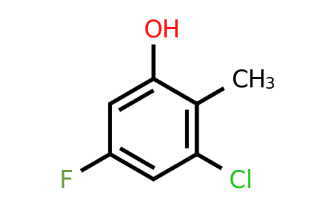 1779853-68-7 | 3-Chloro-5-fluoro-2-methylphenol
