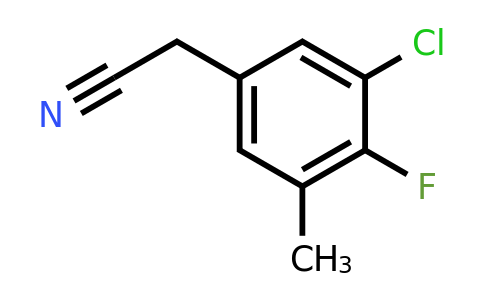 1779896-74-0 | 3-Chloro-4-fluoro-5-methylphenylacetonitrile