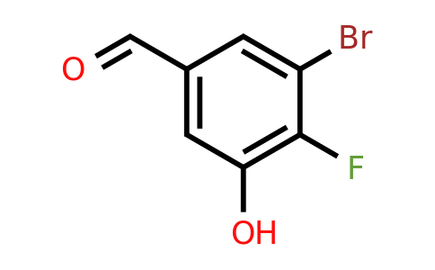 1779914-60-1 | 3-Bromo-4-fluoro-5-hydroxybenzaldehyde