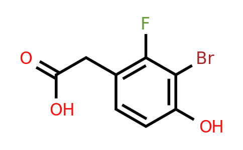 1780077-67-9 | 3-Bromo-2-fluoro-4-hydroxyphenylacetic acid