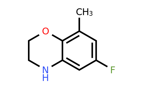 1780395-39-2 | 6-Fluoro-8-methyl-3,4-dihydro-2H-benzo[b][1,4]oxazine