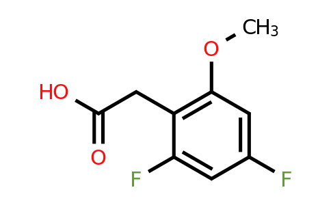 1780656-62-3 | 2,4-Difluoro-6-methoxyphenylacetic acid