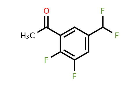 1780667-38-0 | 2',3'-Difluoro-5'-(difluoromethyl)acetophenone