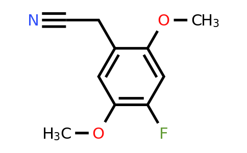 1780668-65-6 | 2,5-Dimethoxy-4-fluorophenylacetonitrile