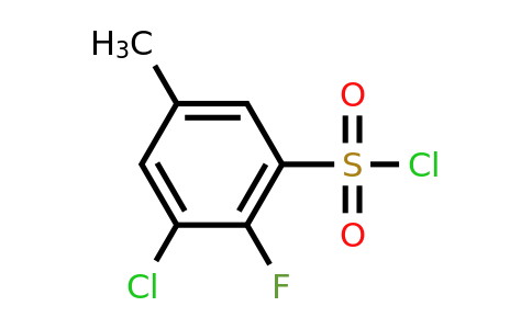 1780750-36-8 | 3-Chloro-2-fluoro-5-methylbenzenesulfonyl chloride