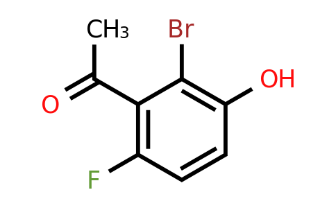 1780802-93-8 | 2'-Bromo-6'-fluoro-3'-hydroxyacetophenone