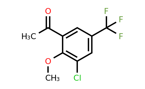 1780804-05-8 | 3'-Chloro-2'-methoxy-5'-(trifluoromethyl)acetophenone