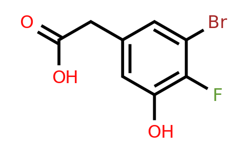 1780876-60-9 | 3-Bromo-4-fluoro-5-hydroxyphenylacetic acid