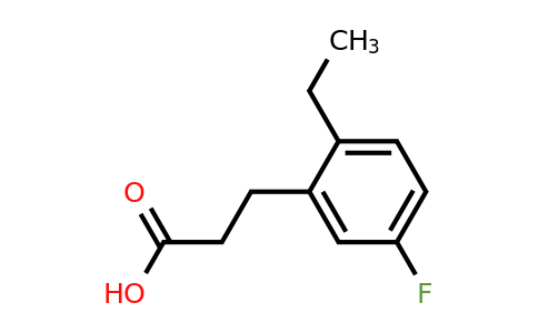 1780897-08-6 | 2-Ethyl-5-fluorophenylpropanoic acid