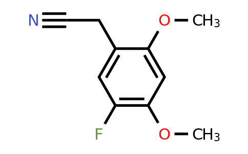 1781088-31-0 | 2,4-Dimethoxy-5-fluorophenylacetonitrile
