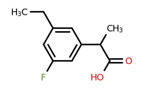 1781093-04-6 | 3-Ethyl-5-fluorophenylpropanoic acid