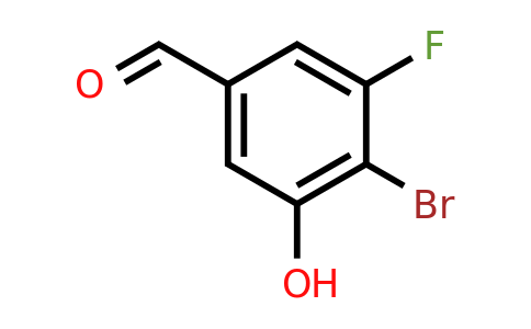 1781159-75-8 | 4-Bromo-3-fluoro-5-hydroxybenzaldehyde