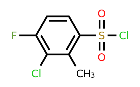 1781334-42-6 | 3-Chloro-4-fluoro-2-methylbenzenesulfonyl chloride