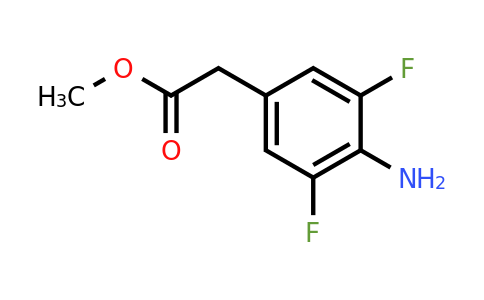 1781334-58-4 | Methyl 4-amino-3,5-difluorophenylacetate