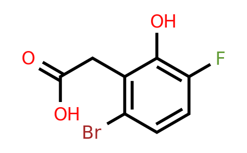 1781825-29-3 | 6-Bromo-3-fluoro-2-hydroxyphenylacetic acid
