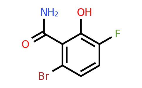 1781876-66-1 | 6-Bromo-3-fluoro-2-hydroxybenzamide