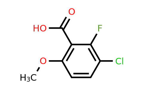 1782016-34-5 | 3-Chloro-2-fluoro-6-methoxybenzoic acid