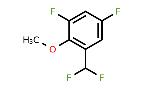 1782831-72-4 | 2,4-Difluoro-6-(difluoromethyl)anisole