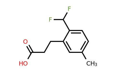 1782832-65-8 | 2-(Difluoromethyl)-5-methylphenylpropanoic acid