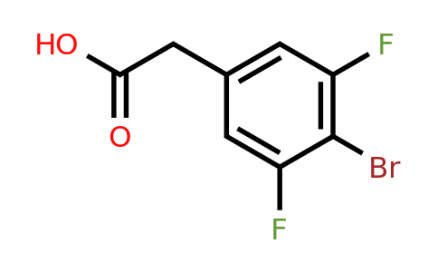 1782832-99-8 | 4-Bromo-3,5-difluorophenylacetic acid