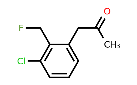 1783370-76-2 | 1-(3-Chloro-2-(fluoromethyl)phenyl)propan-2-one