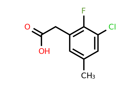 1783525-12-1 | 3-Chloro-2-fluoro-5-methylphenylacetic acid