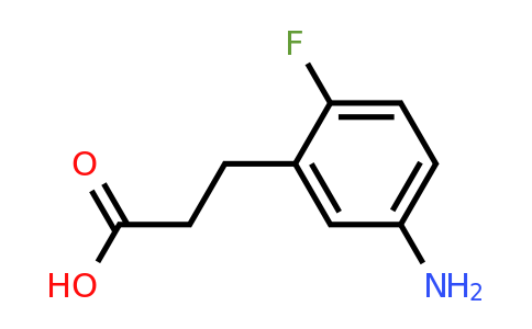 1783576-93-1 | 5-Amino-2-fluorophenylpropanoic acid