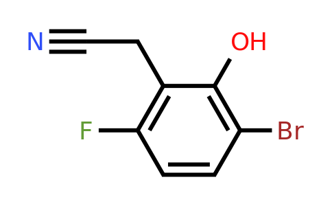 1783645-54-4 | 3-Bromo-6-fluoro-2-hydroxyphenylacetonitrile