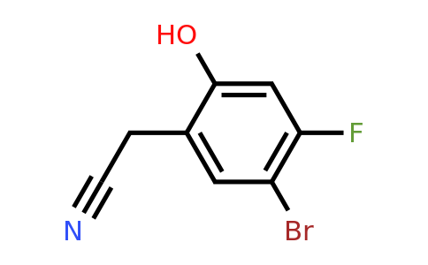 1783645-65-7 | 5-Bromo-4-fluoro-2-hydroxyphenylacetonitrile