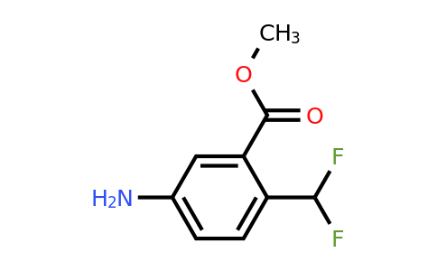1783679-79-7 | Methyl 5-amino-2-(difluoromethyl)benzoate