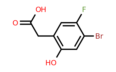 1784046-51-0 | 4-Bromo-5-fluoro-2-hydroxyphenylacetic acid