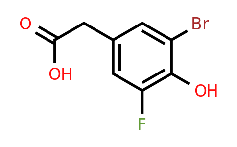 1784046-60-1 | 3-Bromo-5-fluoro-4-hydroxyphenylacetic acid