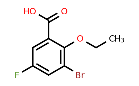1784348-40-8 | 3-Bromo-2-ethoxy-5-fluorobenzoic acid