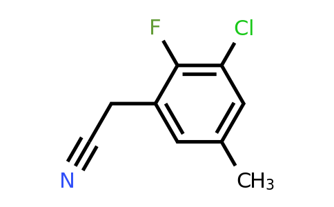 1784394-79-1 | 3-Chloro-2-fluoro-5-methylphenylacetonitrile