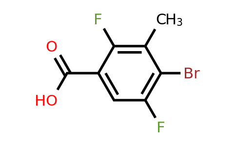 178444-98-9 | 4-Bromo-2,5-difluoro-3-methylbenzoic acid
