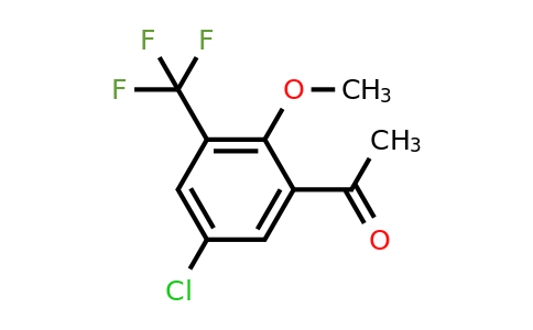 1784854-99-4 | 5'-Chloro-2'-methoxy-3'-(trifluoromethyl)acetophenone