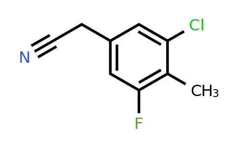 1785195-22-3 | 3-Chloro-5-fluoro-4-methylphenylacetonitrile