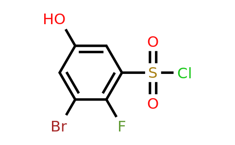 1785265-74-8 | 3-Bromo-2-fluoro-5-hydroxybenzenesulfonyl chloride