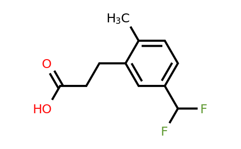 1785450-26-1 | 5-(Difluoromethyl)-2-methylphenylpropanoic acid
