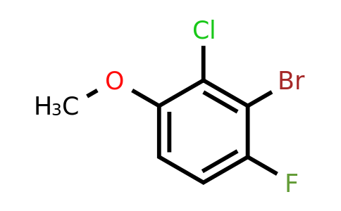 1785613-56-0 | 2-Bromo-3-chloro-1-fluoro-4-methoxybenzene